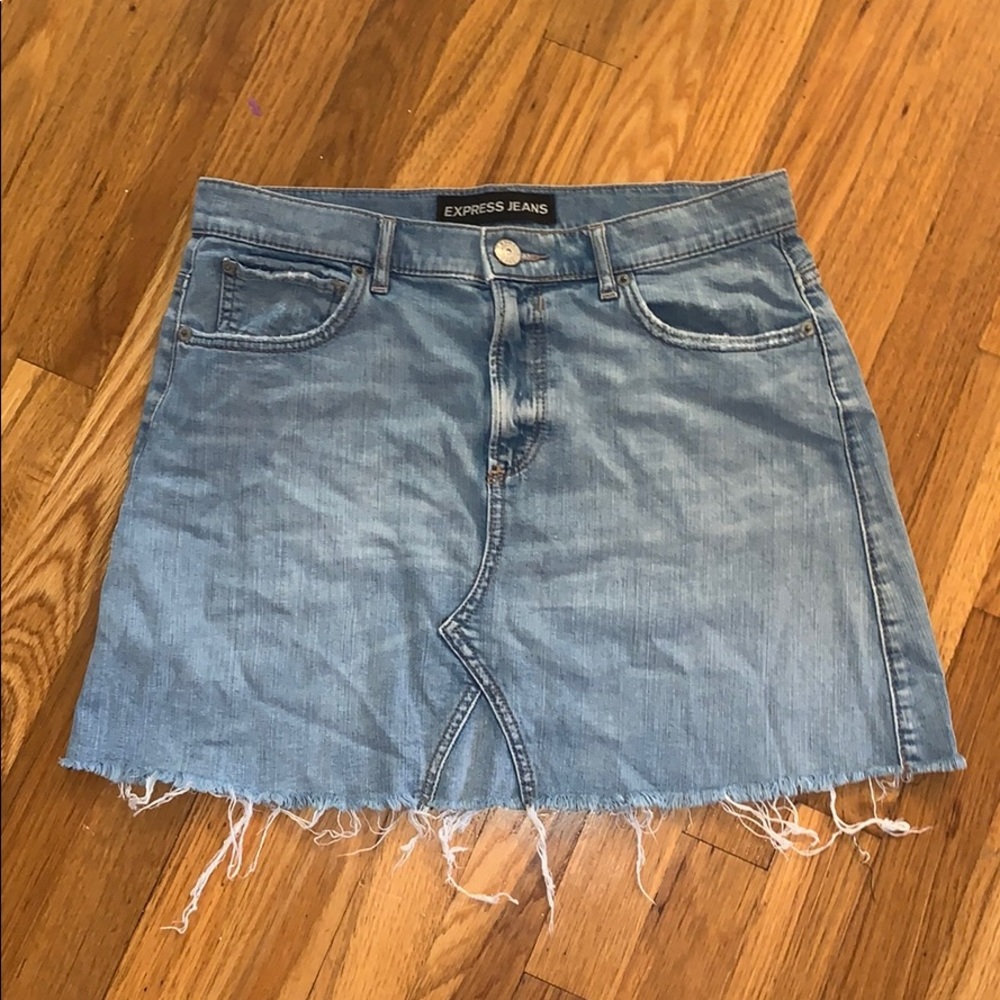 Express Jean Skirt